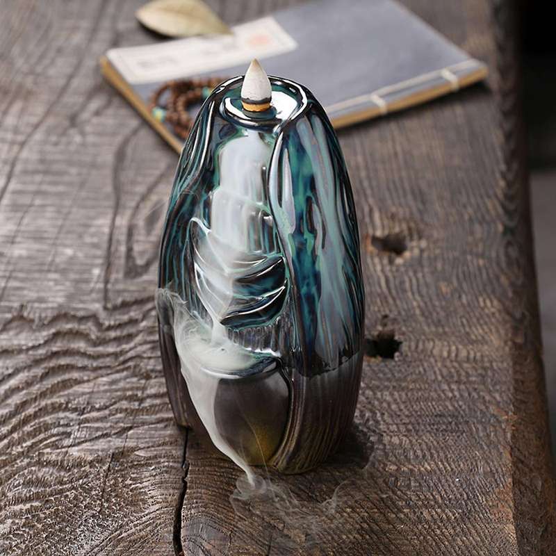 Backflow Incense Burner Holder Home Decor Cones Backflow Home Decor
