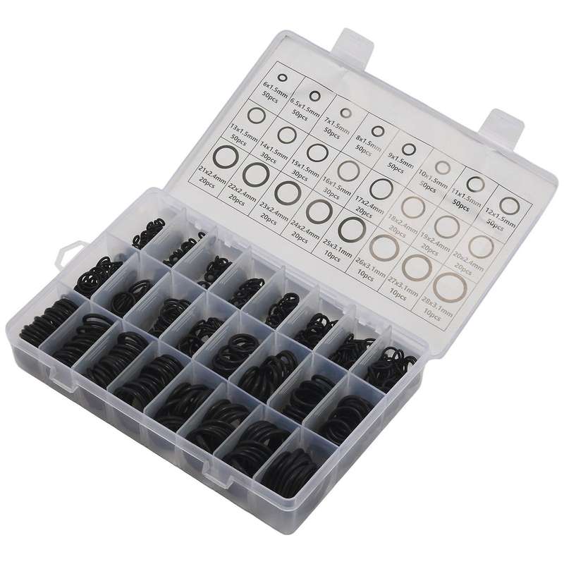 740pcs Nitrile Rubber O Ring Set with Hook Tools Sealing O-ring Kit
