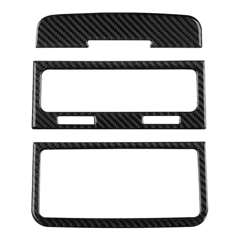 Rear 3pcs Rear Air Outlet Frame Cover Trim for Touareg 2011-2018