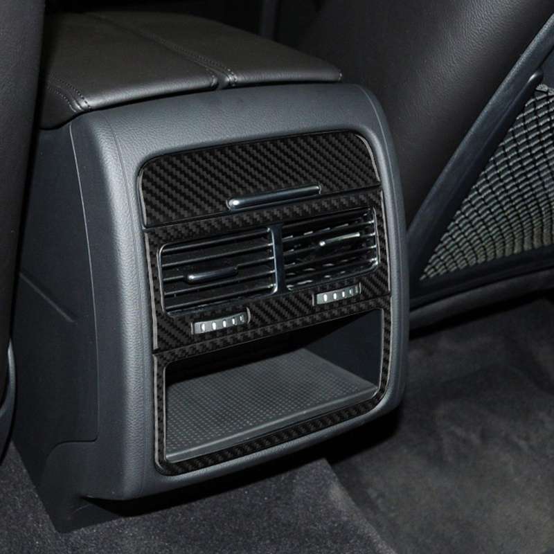 Rear 3pcs Rear Air Outlet Frame Cover Trim for Touareg 2011-2018