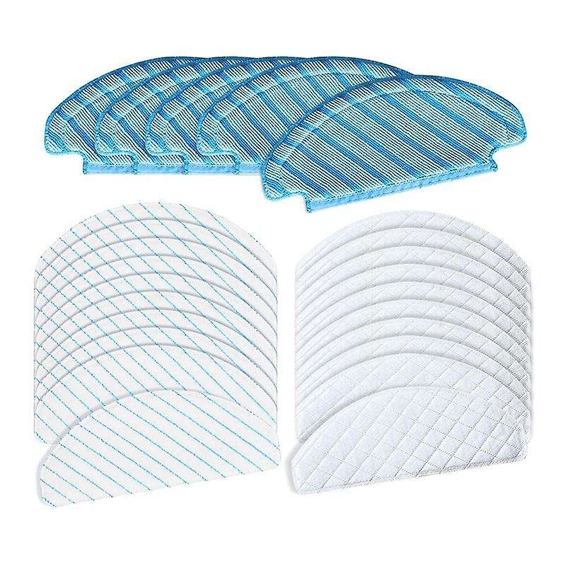 25 Pcs Replacement Cleaning Cloths for Ecovacs Deebot Ozmo T8 T8 Aivi