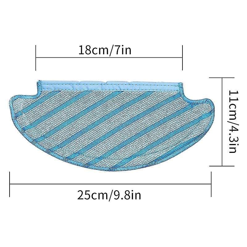 25 Pcs Replacement Cleaning Cloths for Ecovacs Deebot Ozmo T8 T8 Aivi