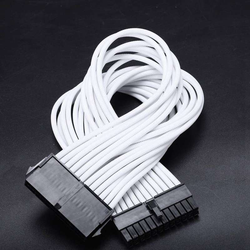 8pcs Pp Cable Comb Motherboard 6/8/24 Pin for 2.5-3.4mm Cable White