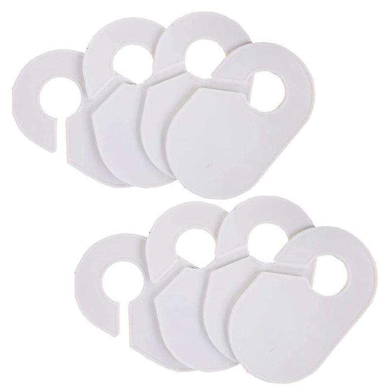 10pcs Clothing Rack Size Dividers Large Blank Hangers Closet Dividers