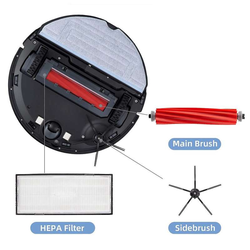 For Roborock S7 T7s T7s Plus Vacuum Cleaner Main Side Brush Filter