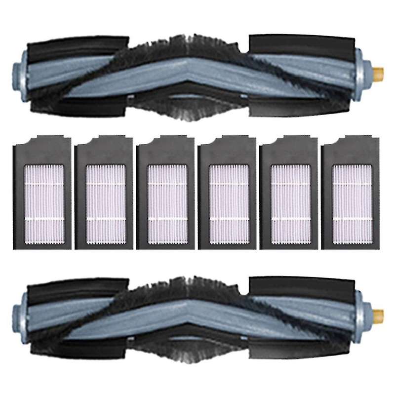 8pcs Washable Hepa Filter Main Brushes for Ecovacs Deebot T10