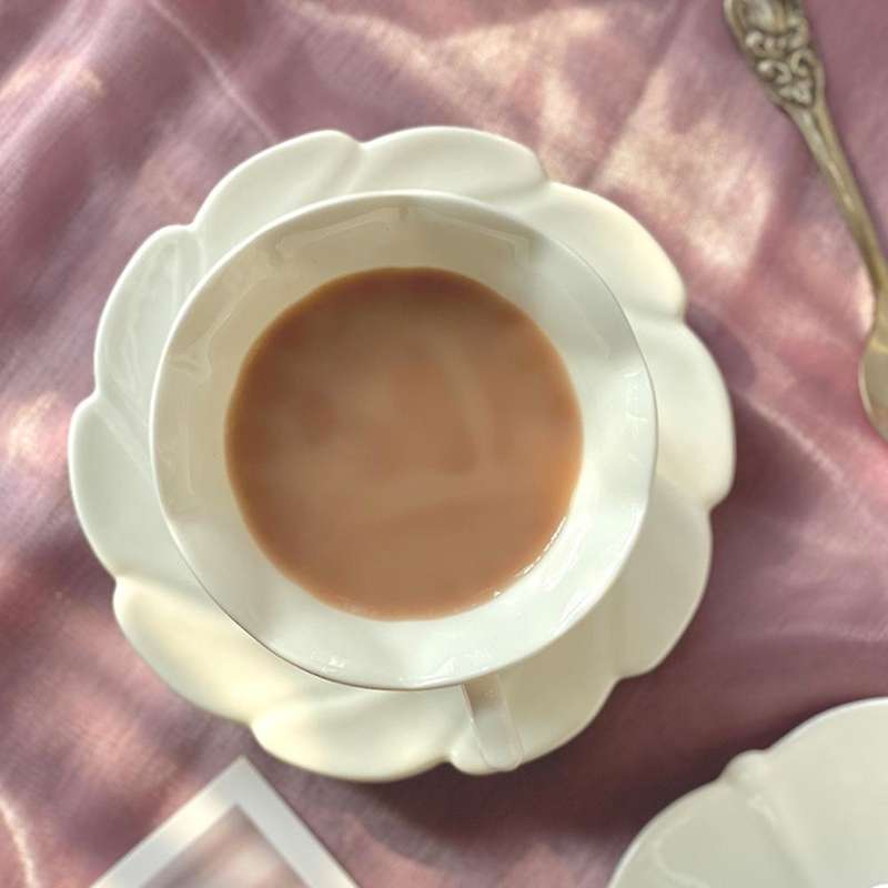 European Retro Ceramic Mug Coffee Cup Coffee Cup and Saucer Set B