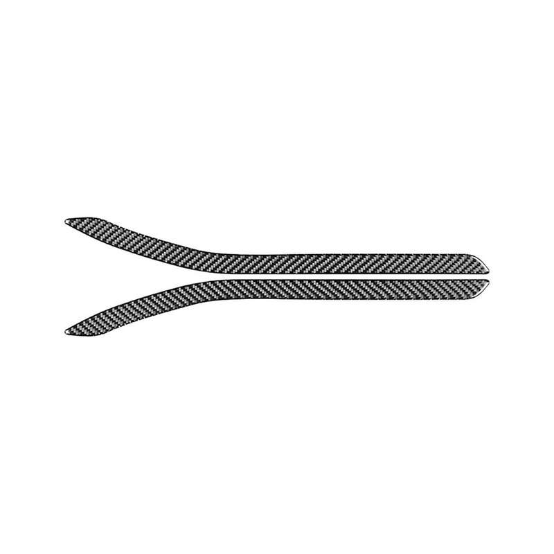 For Tesla Model X 2014-2022 Carbon Fiber Car Rear Fog Lamp Trim Cover