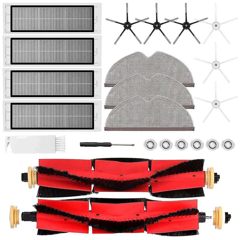 Main Brush Hepa Filter Mop Pads for Xiaomi Roborock S6 Maxv S6