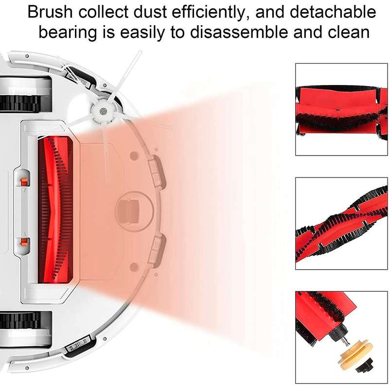 Main Brush Hepa Filter Mop Pads for Xiaomi Roborock S6 Maxv S6