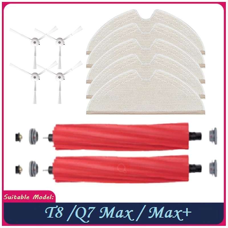 11pcs for Roborock T8/q7 Max / Max+ Cleaner Mop Cloth Main Side Brush