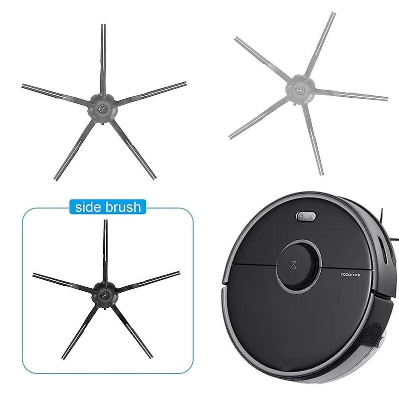 Roller Brush Side Brush Filters for Roborock S7 S7 Plus, T7s T7s Plus