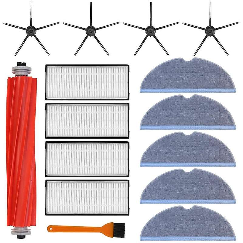 Roller Brush Side Brush Filters for Roborock S7 S7 Plus, T7s T7s Plus