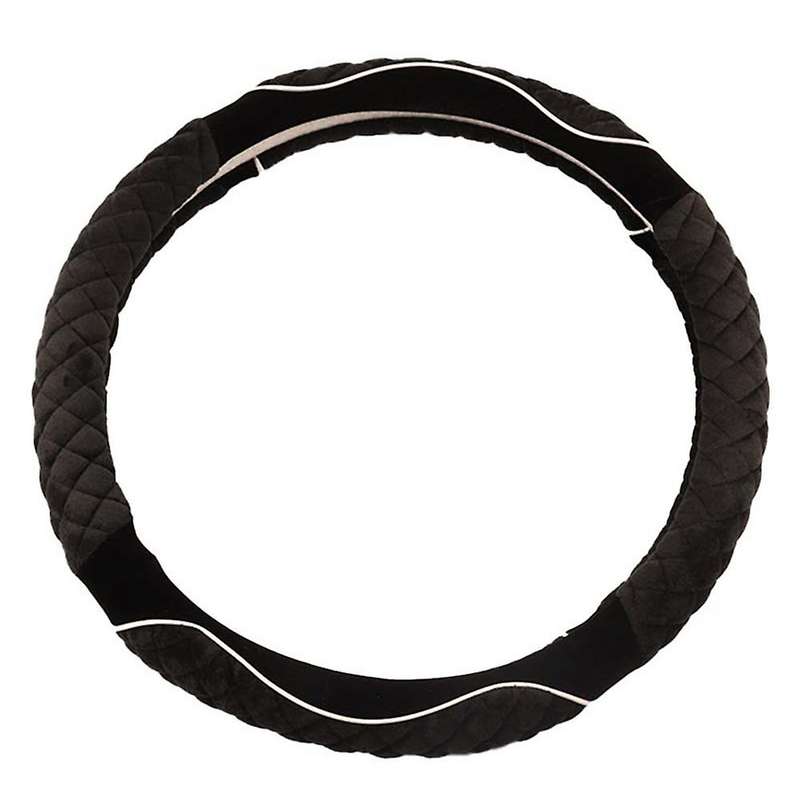 Universal 15 Inch Plush Car Steering Wheel Cover Non-slip Cover 2