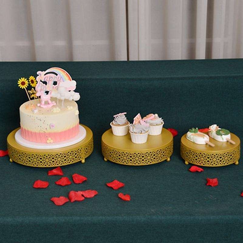 Dessert Table Round Cake Stand Set Party Display Plate Home Wedding B