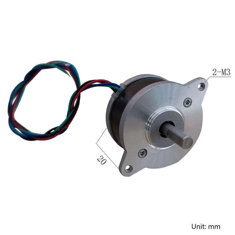 Nema14x20mm 0.9 Deg 0.65a 80mn.m Round Two-phase Stepping Motor