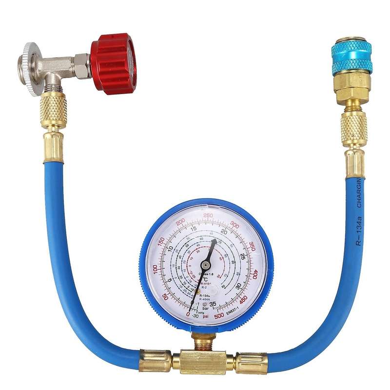 Car Air Conditioner M14 R134a Refrigerant Pressure Gauge Measuring