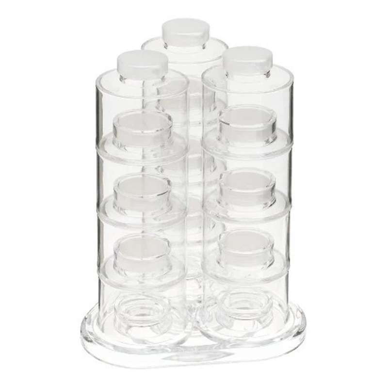 12 Spice Jar Spice Tower Carousel Spin Carousel Design Herb Spices