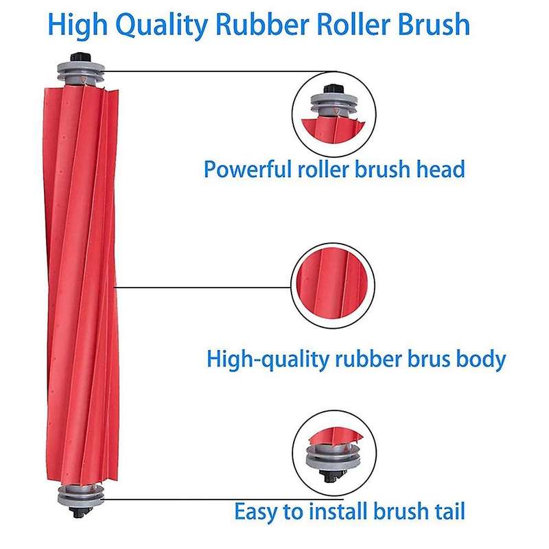 10 Pcs for Xiaomi Roborock T7s Plus, Rolling Brush Filter Side Brush