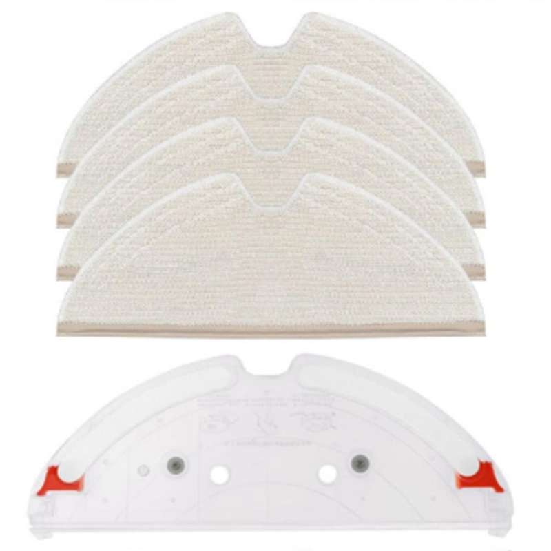 Mop Cloth Mount Holder and Rag for Xiaomi Roborock Q7 Max+/t8 Robot