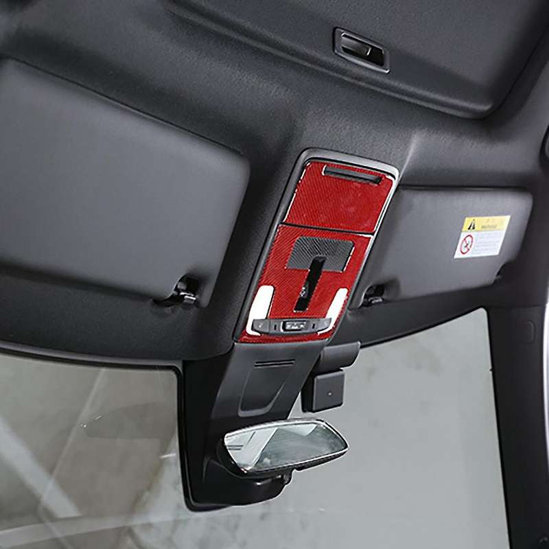Car Front Reading Light Panel Cover Trim for Honda Civic 2022 Red