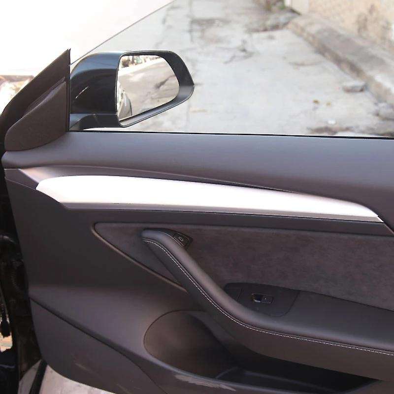 For Tesla Model 3 Y 2021 Door Moulding Cover Trim Matte Black
