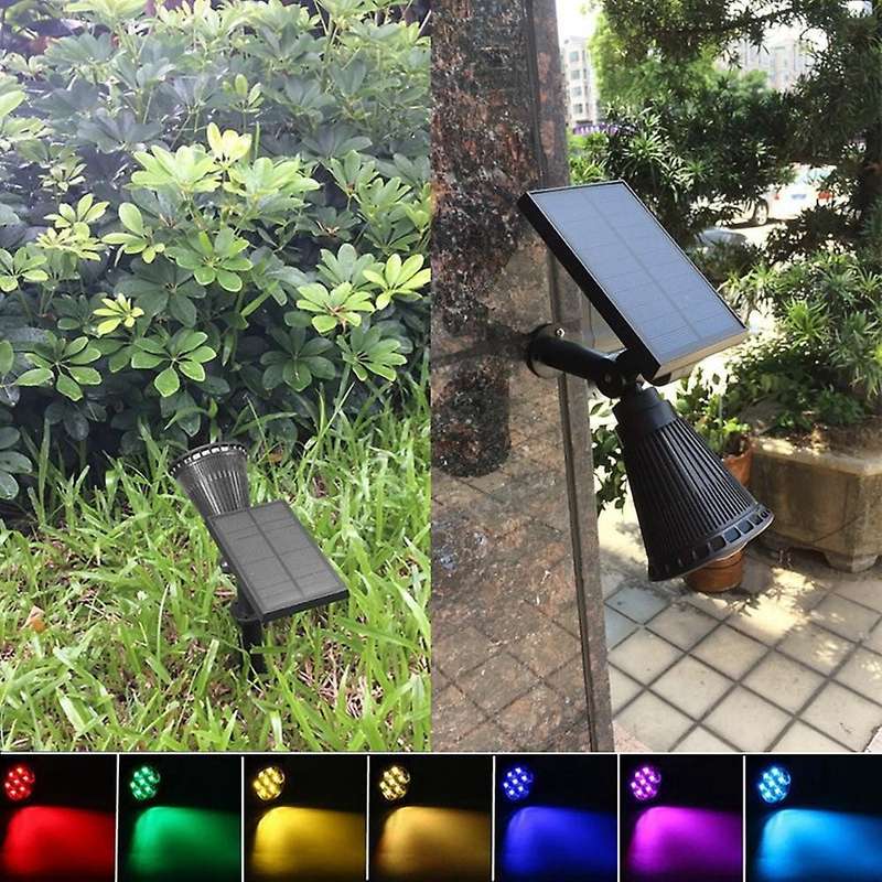 7 Led Solar Lights Footpath Ground Lights Garden Landscape Lighting