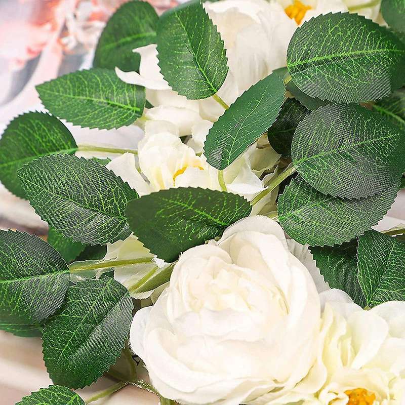 200pcs Bulk Rose Leaves Artificial Greenery Fake Rose Flower Leaves