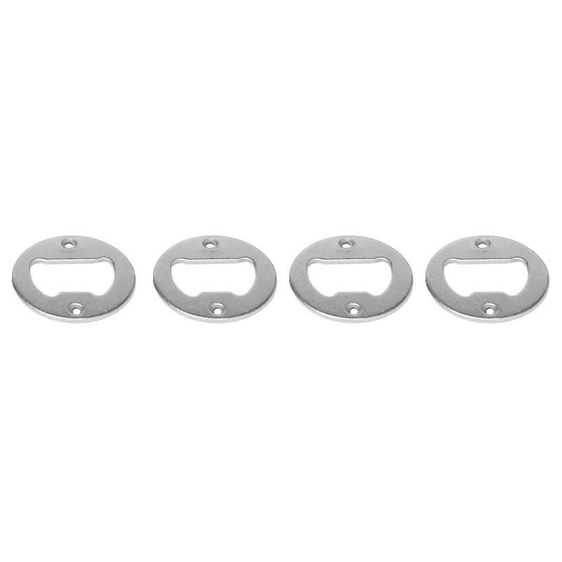 50 Set Bottle Opener Insert,stainless Steel Round Diy Bottle Opener