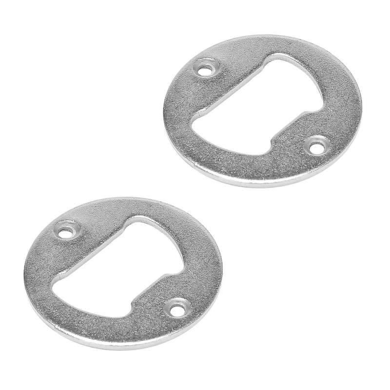 50 Set Bottle Opener Insert,stainless Steel Round Diy Bottle Opener