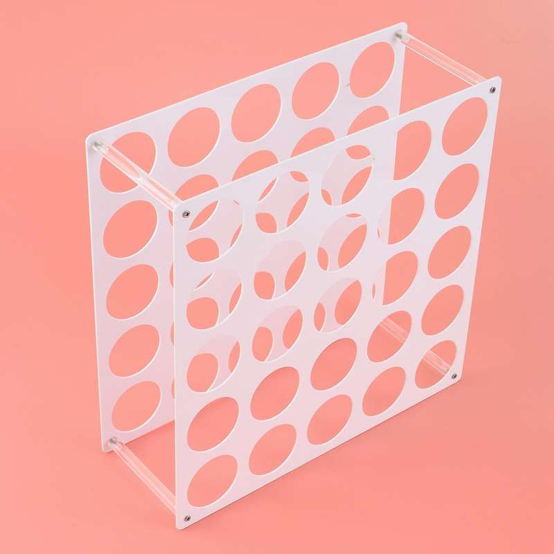 25hole Vinyl Roll Holder Acrylic Vinyl Storage Rack Paper Organiser B