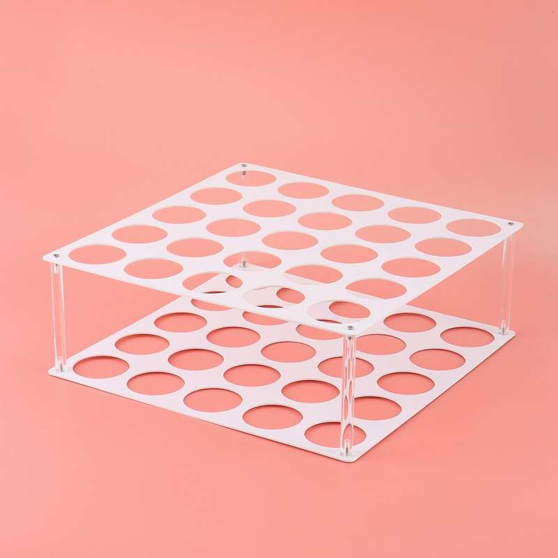 25hole Vinyl Roll Holder Acrylic Vinyl Storage Rack Paper Organiser B