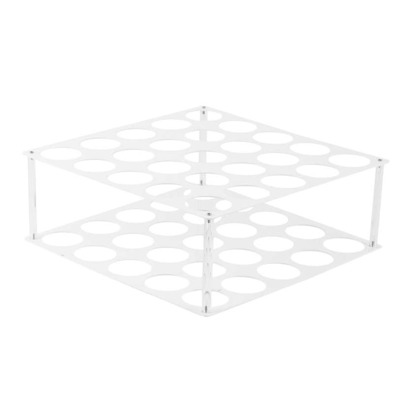 25hole Vinyl Roll Holder Acrylic Vinyl Storage Rack Paper Organiser B