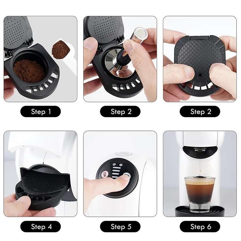 Reusable Capsule Adapter for Gusto Coffee Capsule Convert Accesso