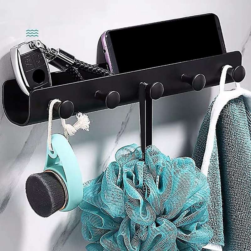 Wall Key Hooks Holder Mail Letter Organizer for Entryway Hallway