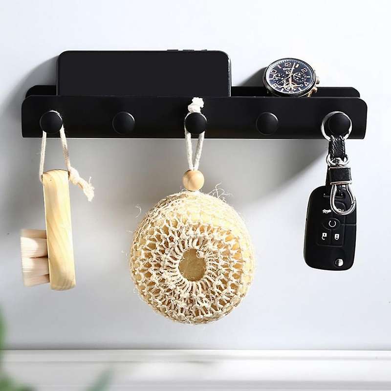 Wall Key Hooks Holder Mail Letter Organizer for Entryway Hallway