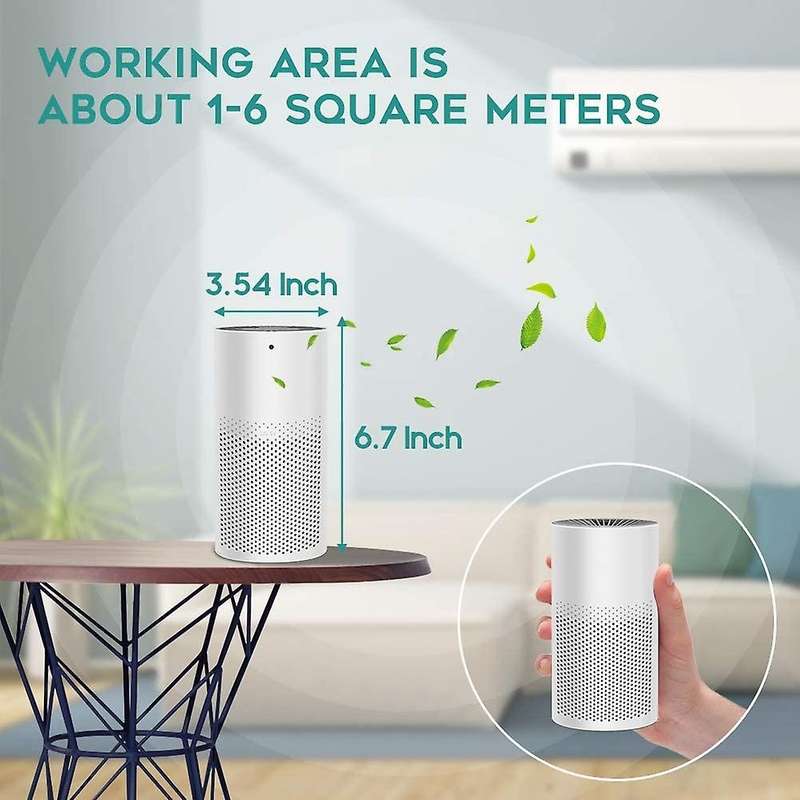 Portable Personal Air Purifier for Home Office with Activated Carbon