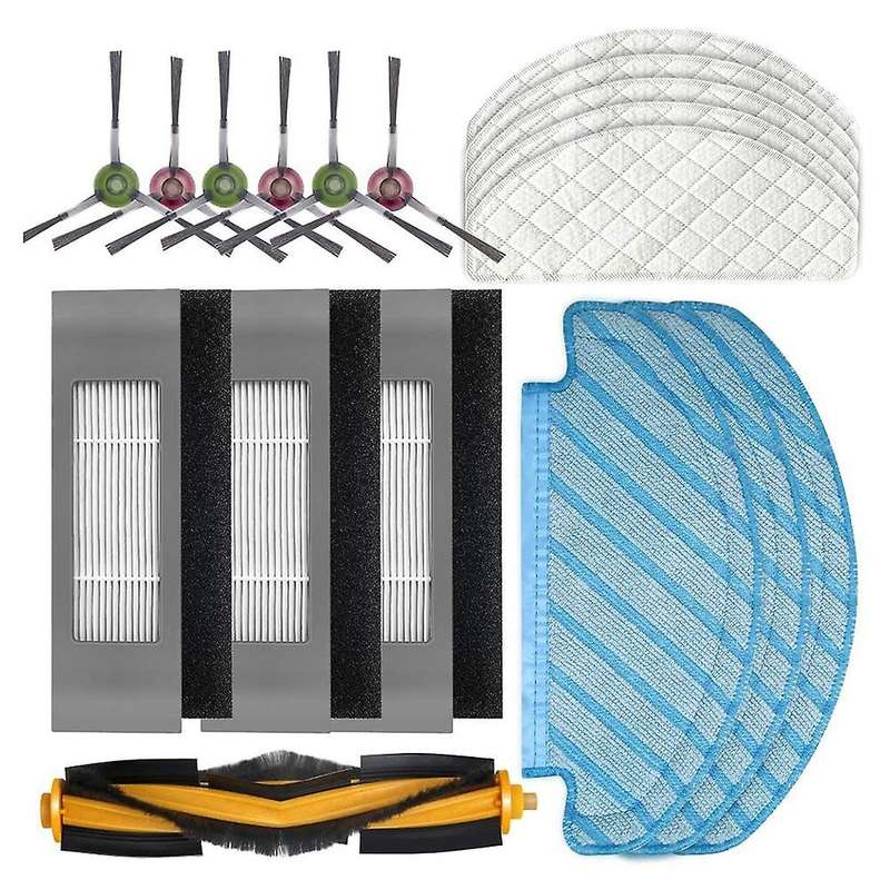 Main Brush Side Brush Filter Rag Replacement Spare Parts for Ecovacs