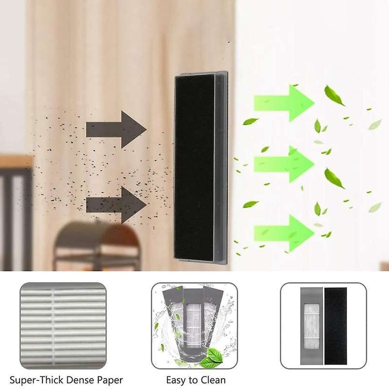 Main Brush Side Brush Filter Rag Replacement Spare Parts for Ecovacs