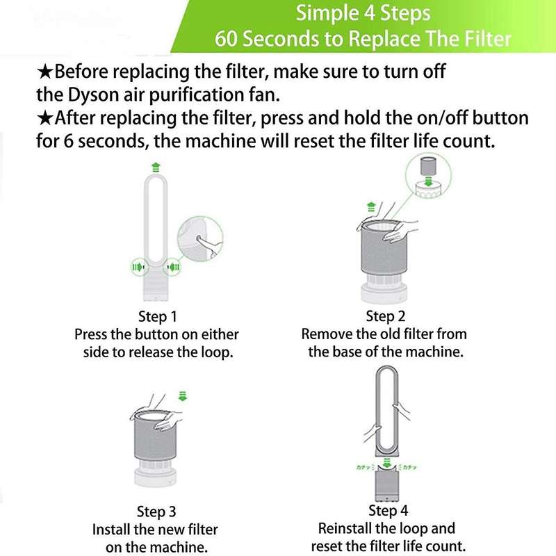 Hepa Filter 967449-04 Filter for Dy-son Dp01 Dp03 Hp03 with Brush