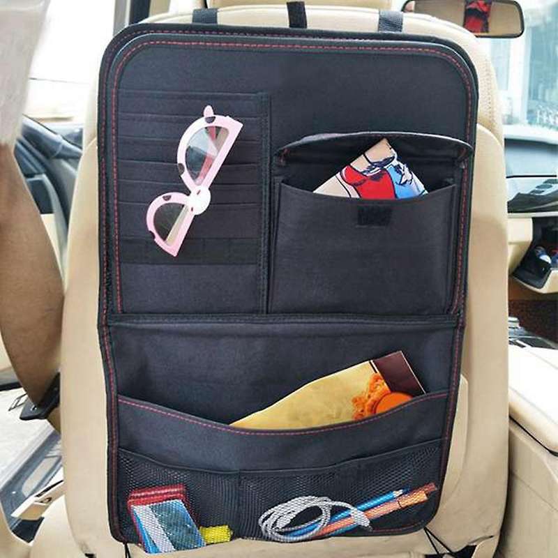 Car Interior Seat Back Storage Bag Car Organizer Bag Foldable