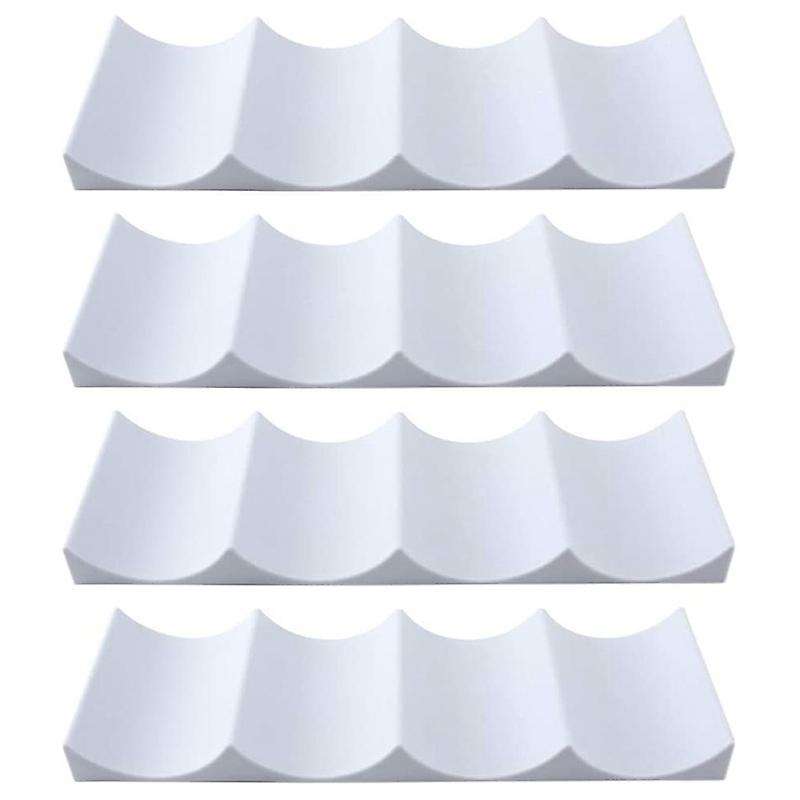 4 Pcs Plastic Beer Wine Bottle Rack Display Rack Kitchen Light Blue