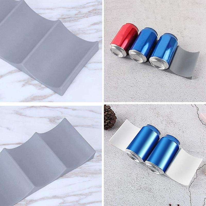 4 Pcs Plastic Beer Wine Bottle Rack Display Rack Kitchen Light Blue