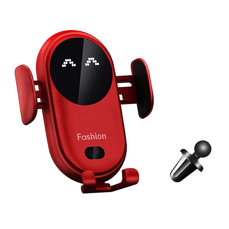 Car Wireless Charger Phone Holder 10w Charging,for All Phones(red)