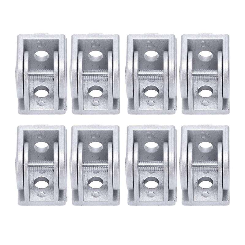 8pcs Alloy Flexible Pivot Joint Connector for Eu Extrusion Profile