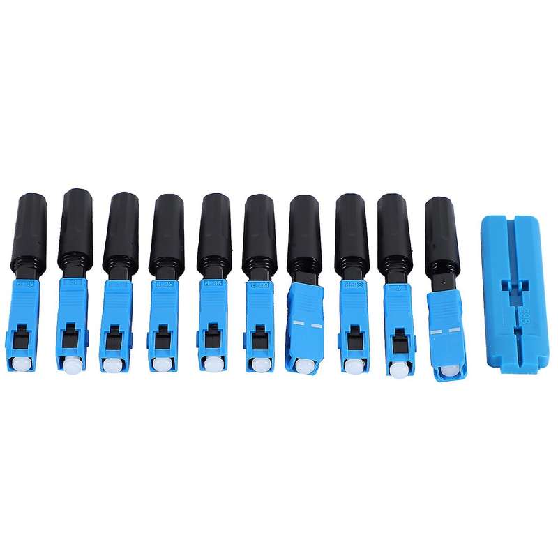 50 Pcs Embedded Sc Upc Fiber Optic Fast Connector Ftth Single-mode