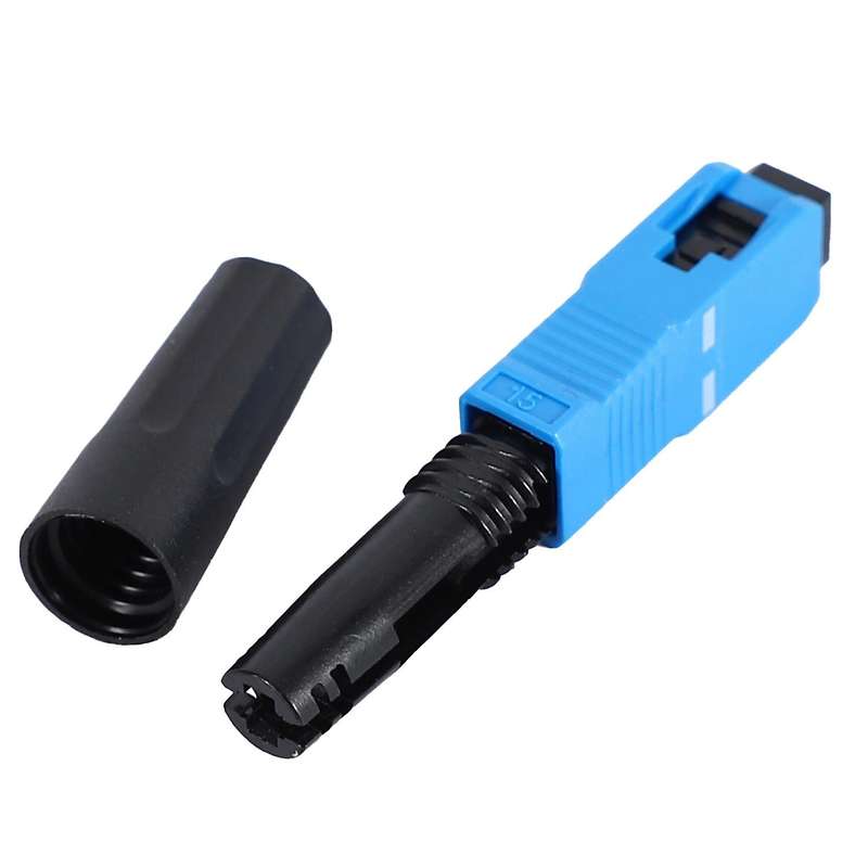 50 Pcs Embedded Sc Upc Fiber Optic Fast Connector Ftth Single-mode