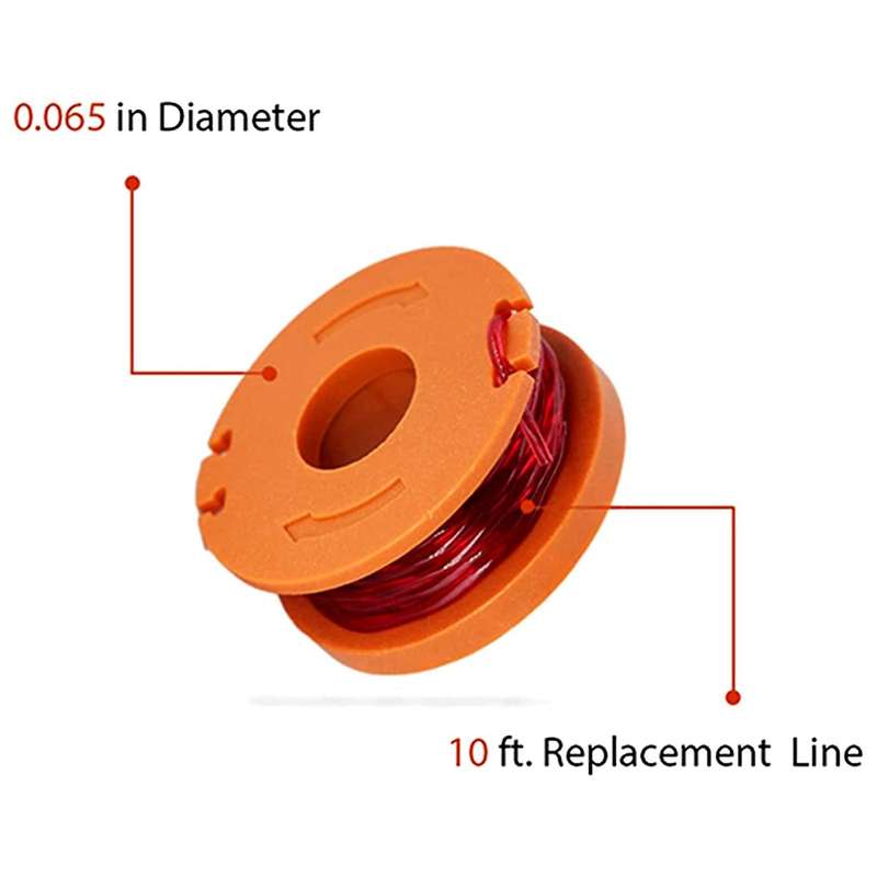 Trimmer Spool Line for Worx Edger Spool Weed Eater String Trimmer