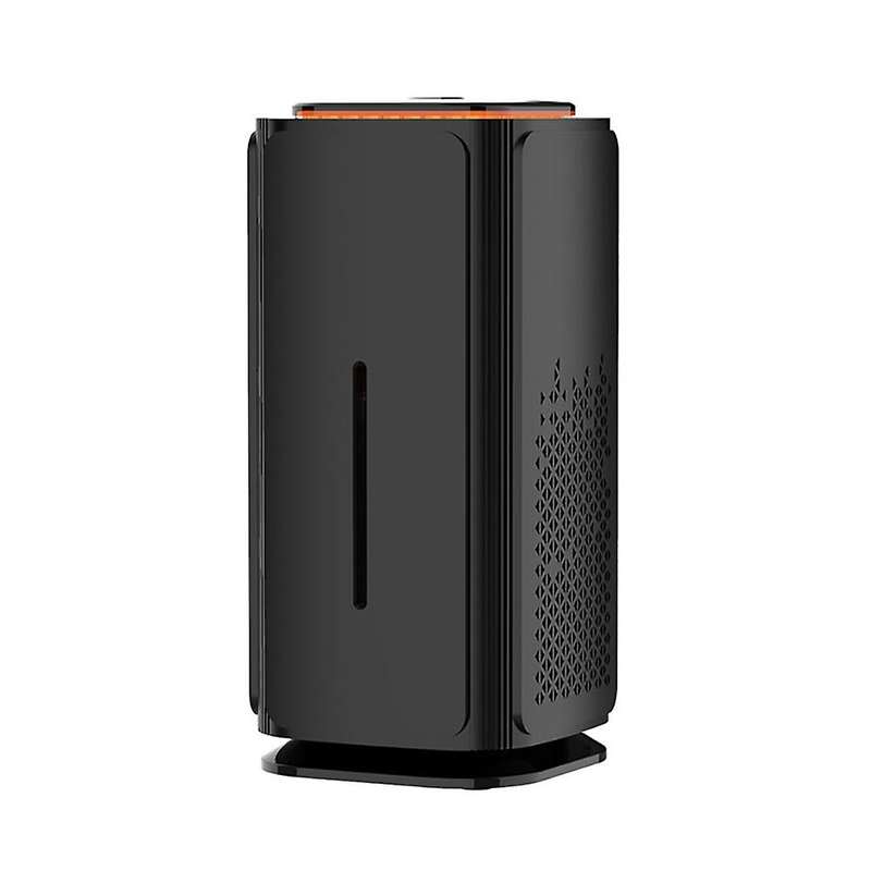 Car Air Purifier Home Hepa Filter Usb Cable with Night Light Black