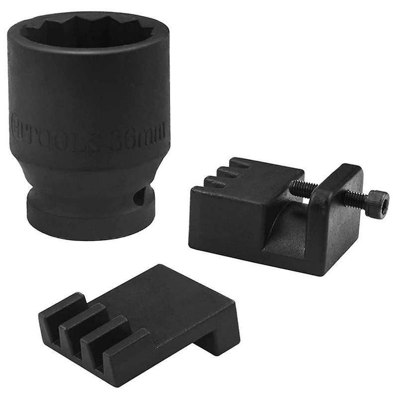 Flywheel Locking Tool with 36mm 3/4 Inch Wench for 6.6l Duramax 3pcs